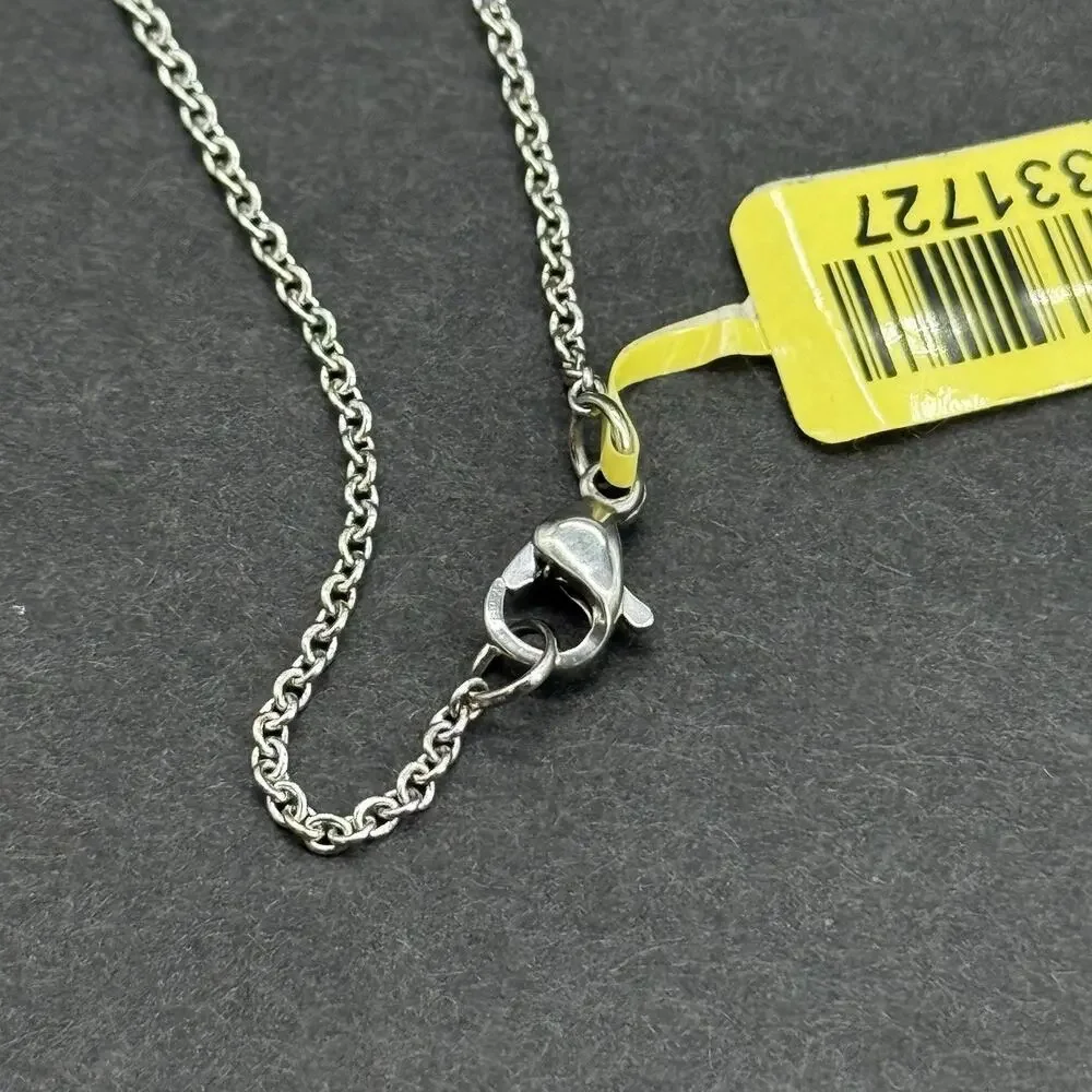 Signed STS 925 Sterling Silver Yellow Citrine Halo Pendant Necklace & Stud Earri